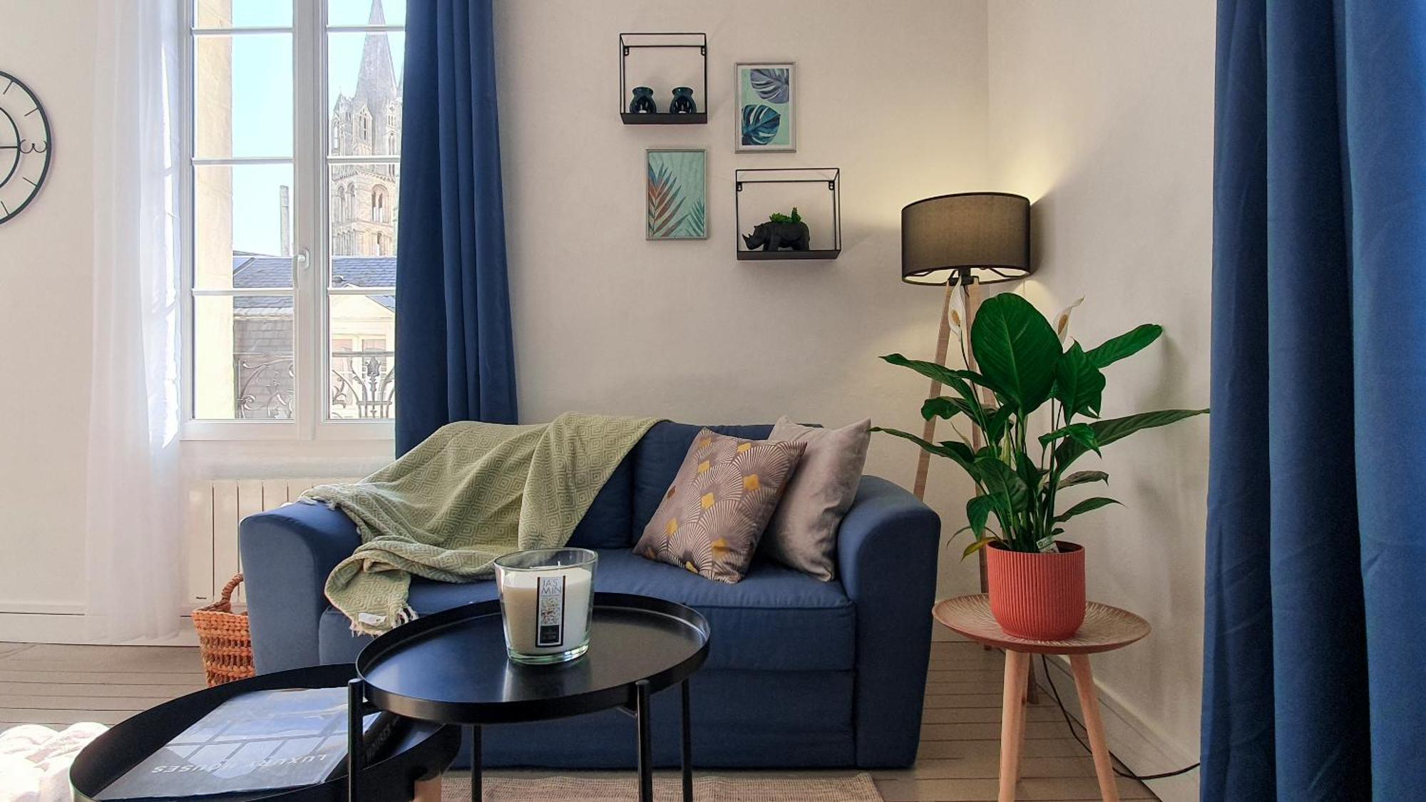 Charming Studio With View Of The Abbaye-Aux-Hommes Caen Cameră foto